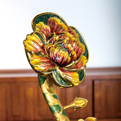 Gilded String Ornament