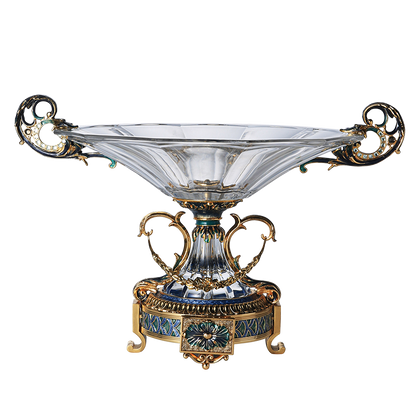 Royal Emerald Filigree Pedestal