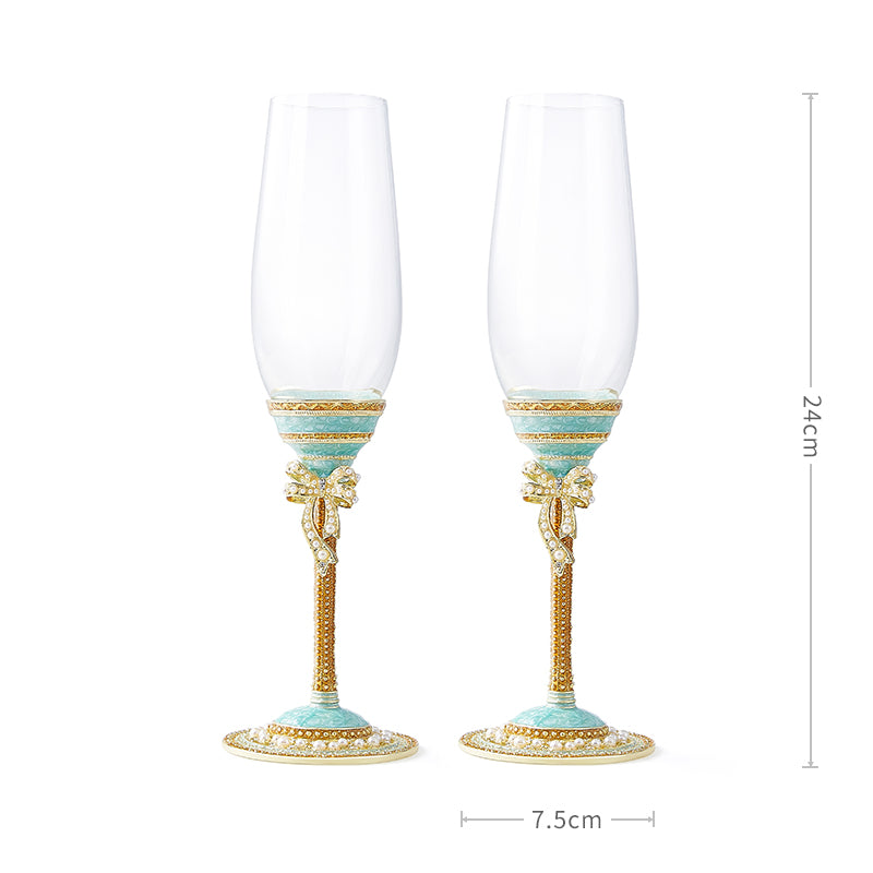 Azure Bow Pearl Flutes