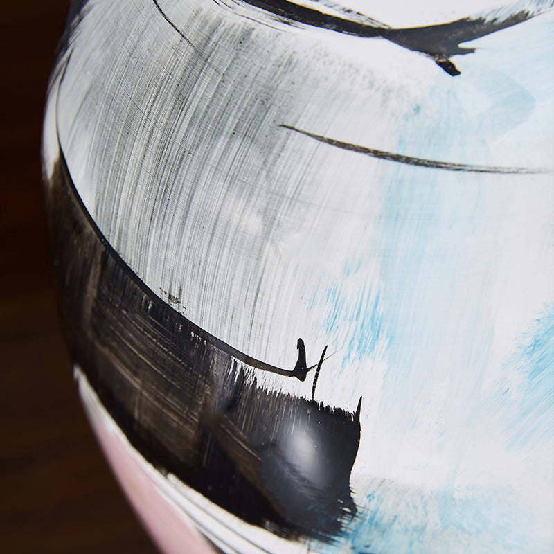 Abstract Horizon Ceramic Vase