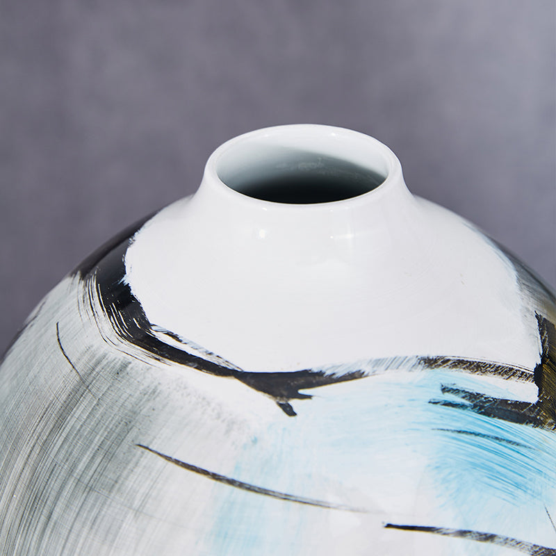 Abstract Horizon Ceramic Vase