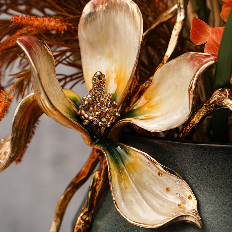 مزهرية إمبريال أزور "اللوتس الأبدي" الكبرى