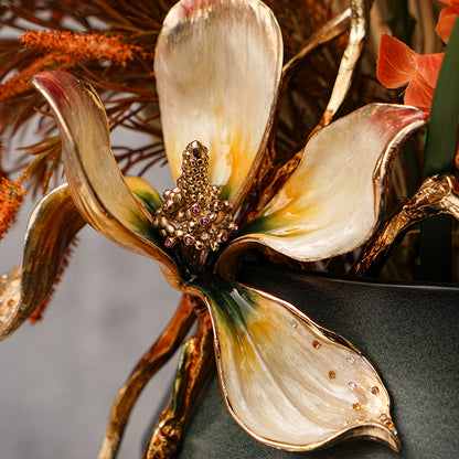 مزهرية إمبريال أزور "اللوتس الأبدي" الكبرى