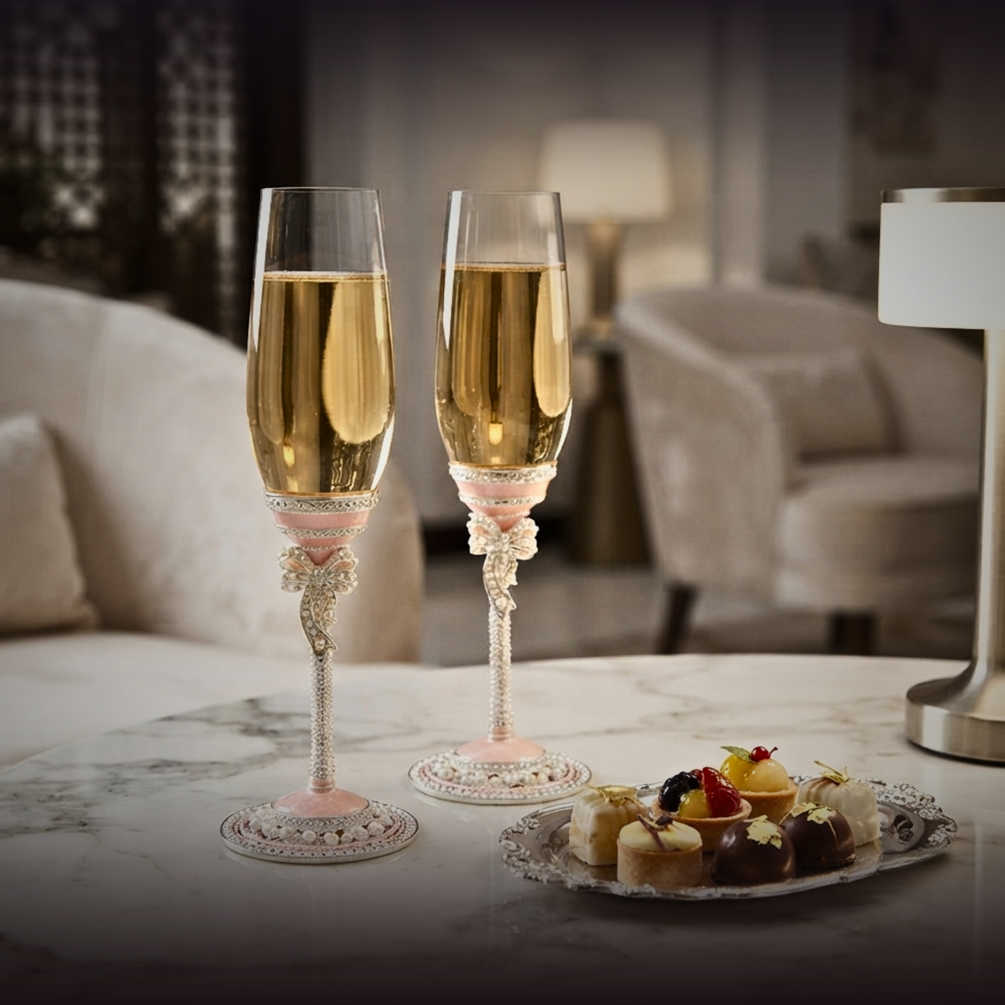 Blush Serenade Pearl Flutes