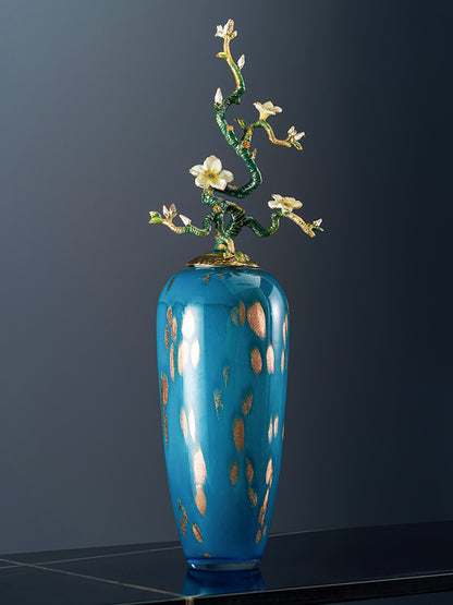 مزهرية زجاجية من نوع "فرع الزهر" من مجموعة "أزور راديانس"