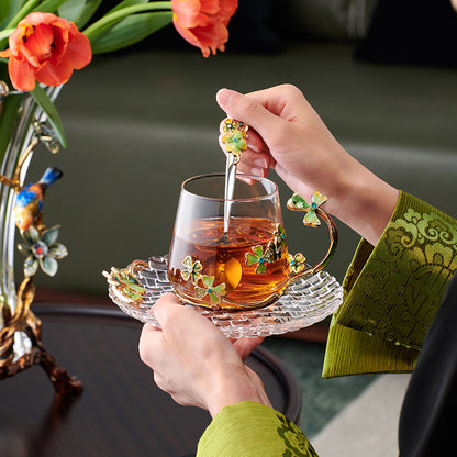 Crystal Bloom Tea Service Set