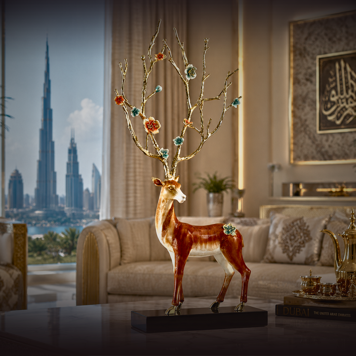 Stag of Bloomed Silence Ornament