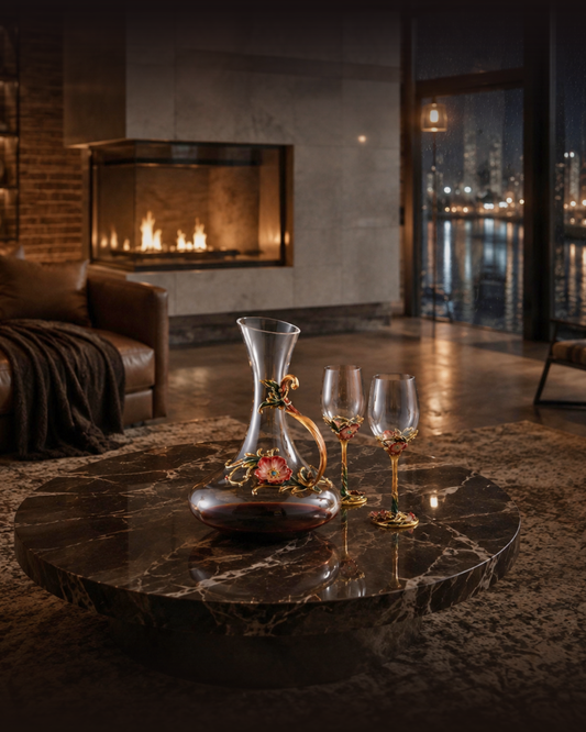 Twilight Bloom Wine Set