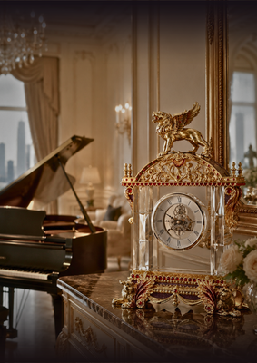 Majestic Winged Clock