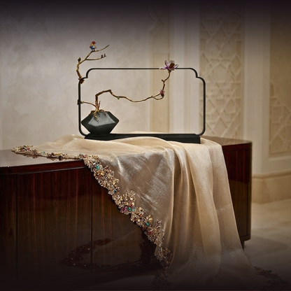 Zen Harmony Framed Songbird Sculpture