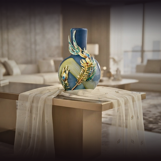 Azure Gardens "Meadow Muse" Art Vase
