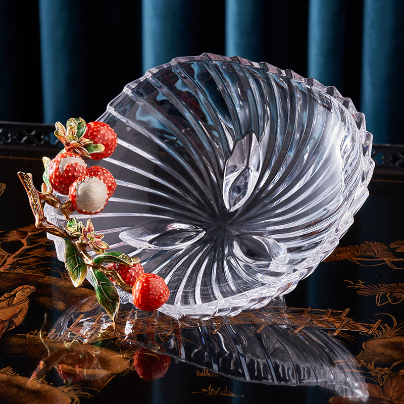 وعاء صدفة الليتشي القرمزي