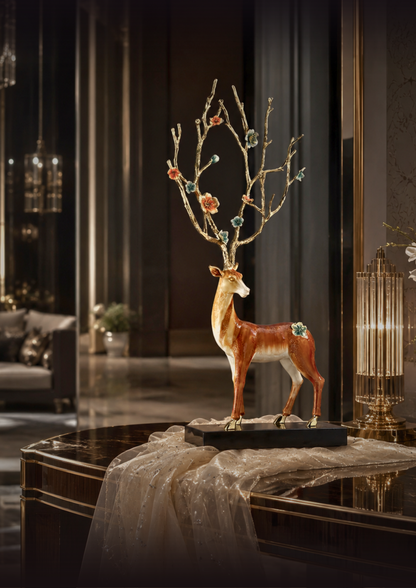 Stag of Bloomed Silence Ornament