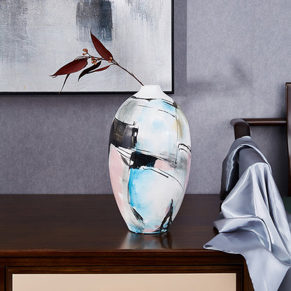 Abstract Horizon Ceramic Vase