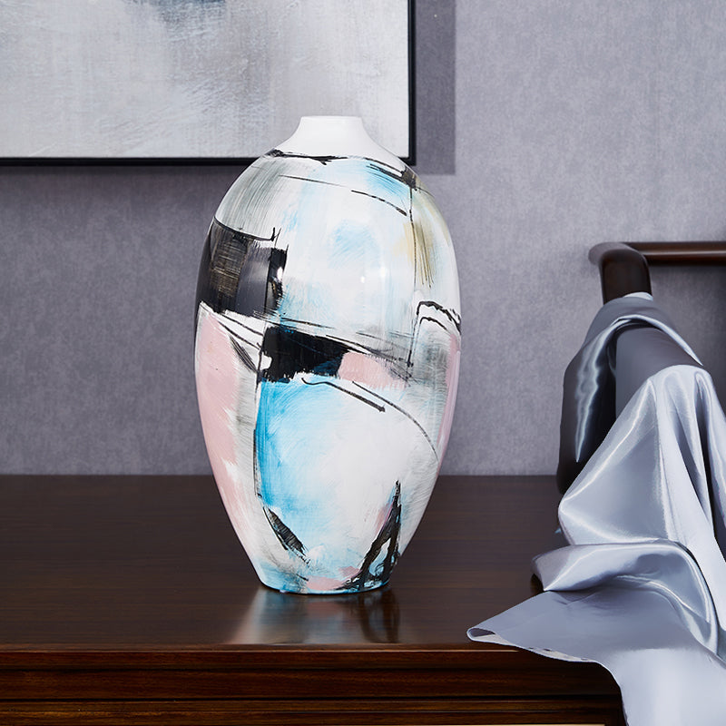 Abstract Horizon Ceramic Vase
