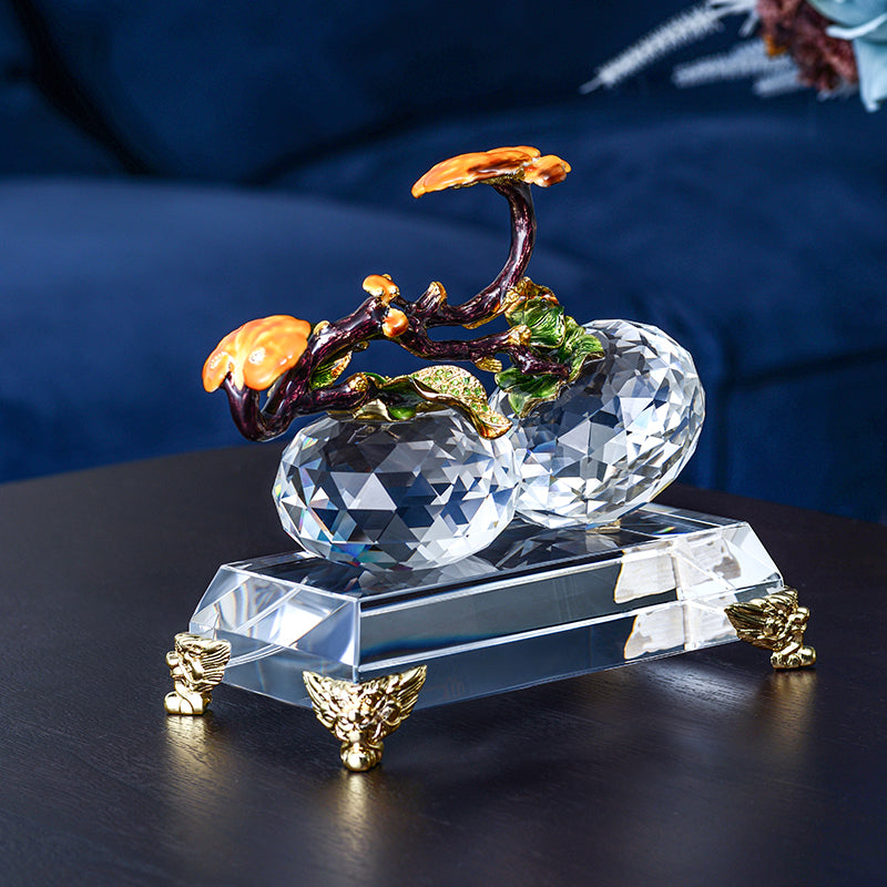 Gilded Harvest Prismatic Sculpture