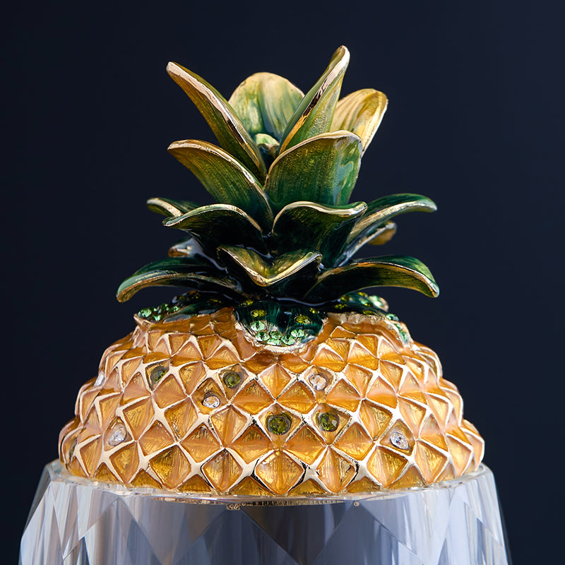 قبو كريستال الأناناس المذهب الإمبراطوري