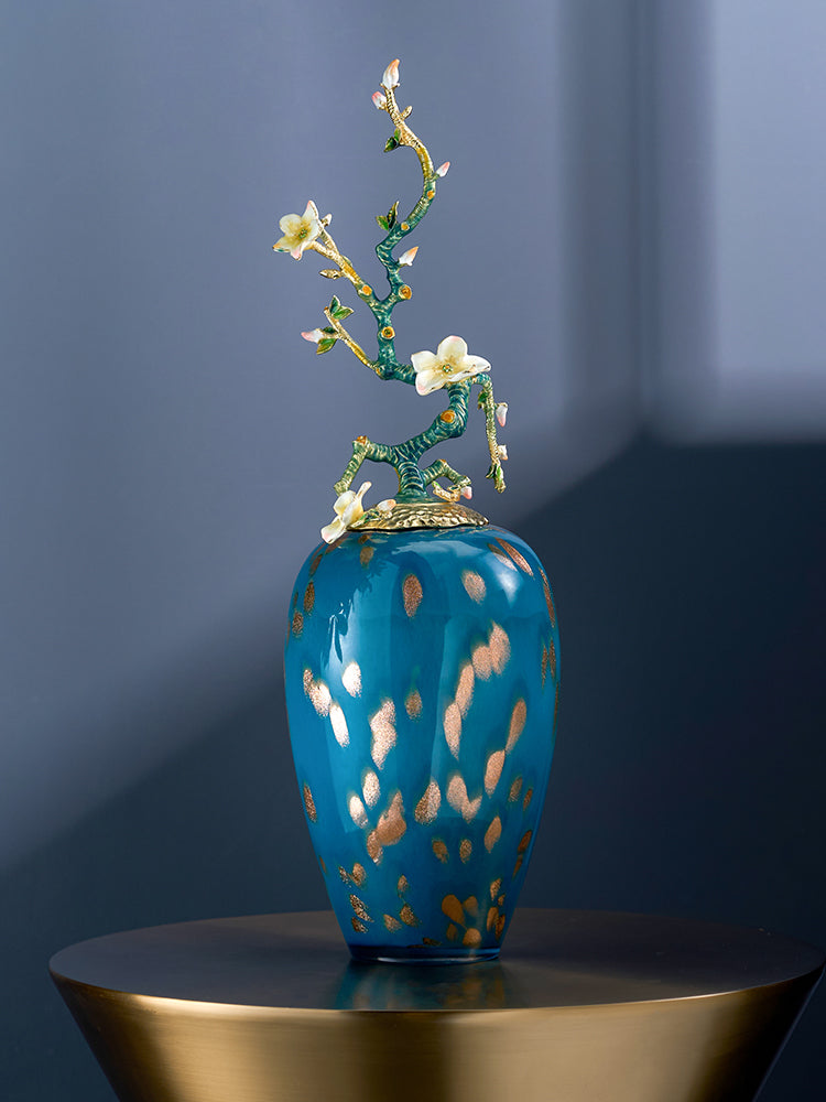 مزهرية زجاجية من نوع "فرع الزهر" من مجموعة "أزور راديانس"