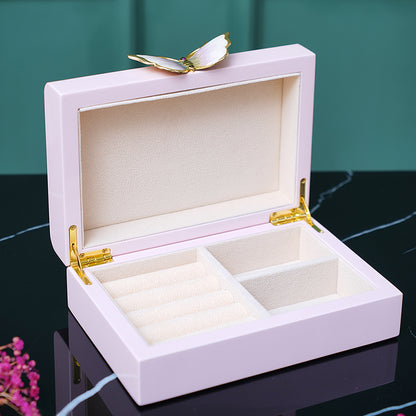 Blush Butterfly Jewelry Box