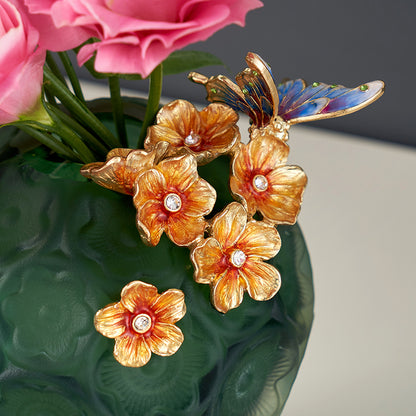 مزهرية كروية من إميرالد فروست "مرج مرصع بالجواهر"