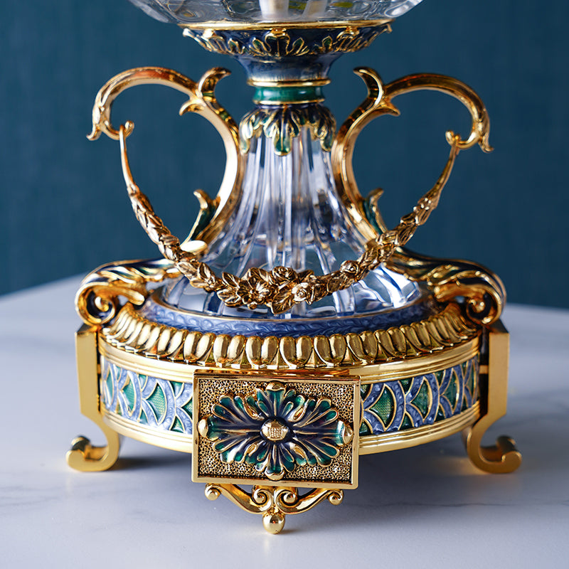 Royal Emerald Filigree Pedestal