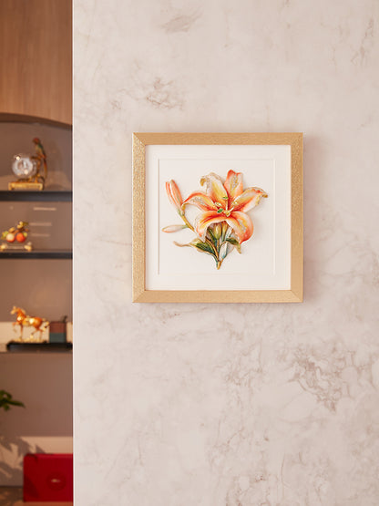 زهرة أبدية زنبق مذهب