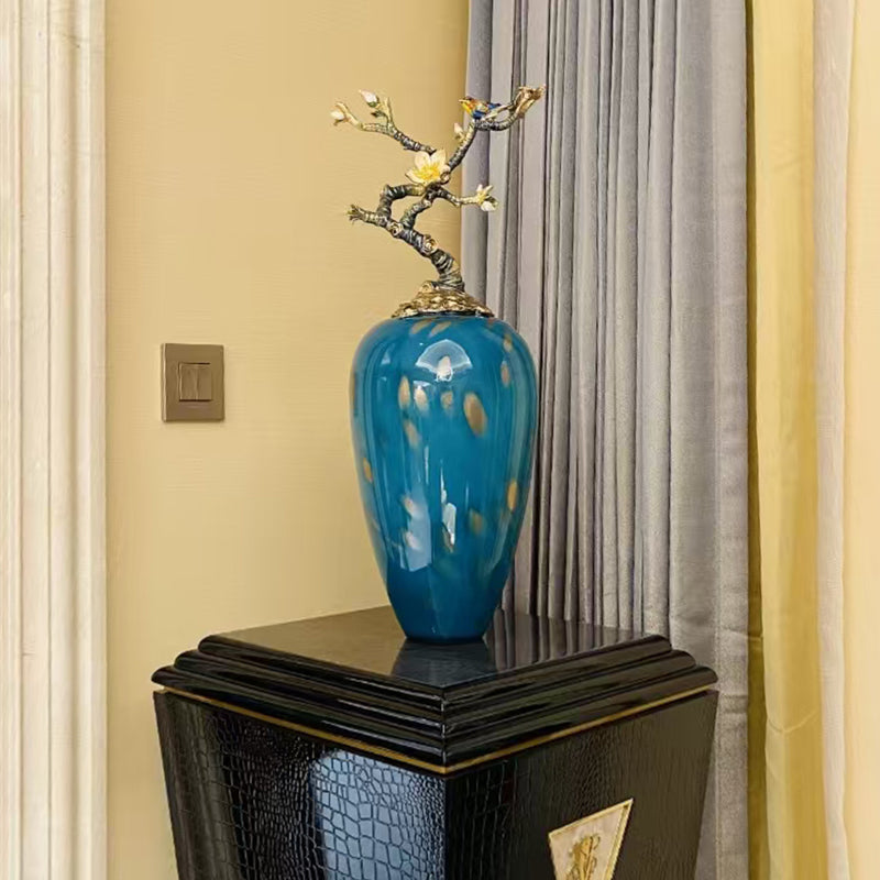 مزهرية "شجرة الحياة" المصنوعة يدويًا من أزور راديانس