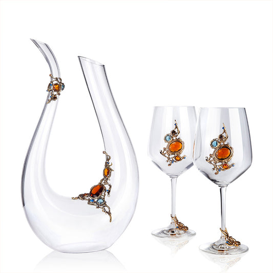 طقم النبيذ الملكي 