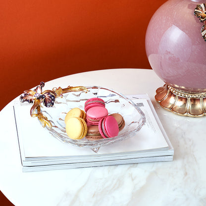 حوض على شكل قرص عسل من زهرة الأوركيد الجمشت