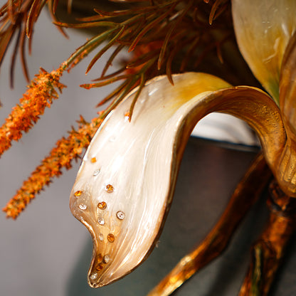 مزهرية إمبريال أزور "اللوتس الأبدي" الكبرى