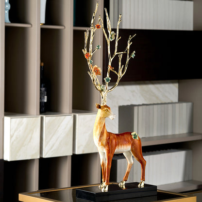 Stag of Bloomed Silence Ornament