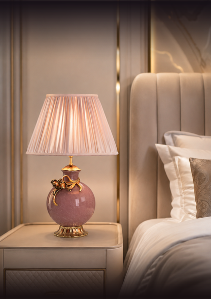 Blushing Blossom Heritage Table Lamp