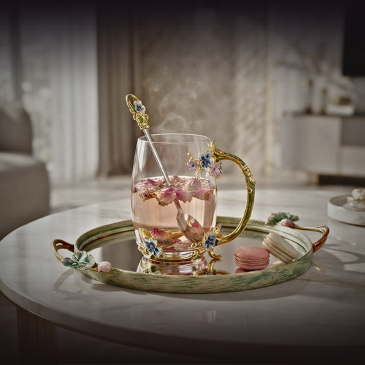 Sip of Lavender Glass