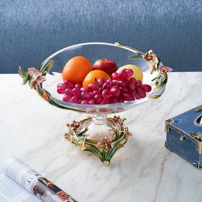 ملاذ كريستالي من زهرة الأوركيد الزرقاء