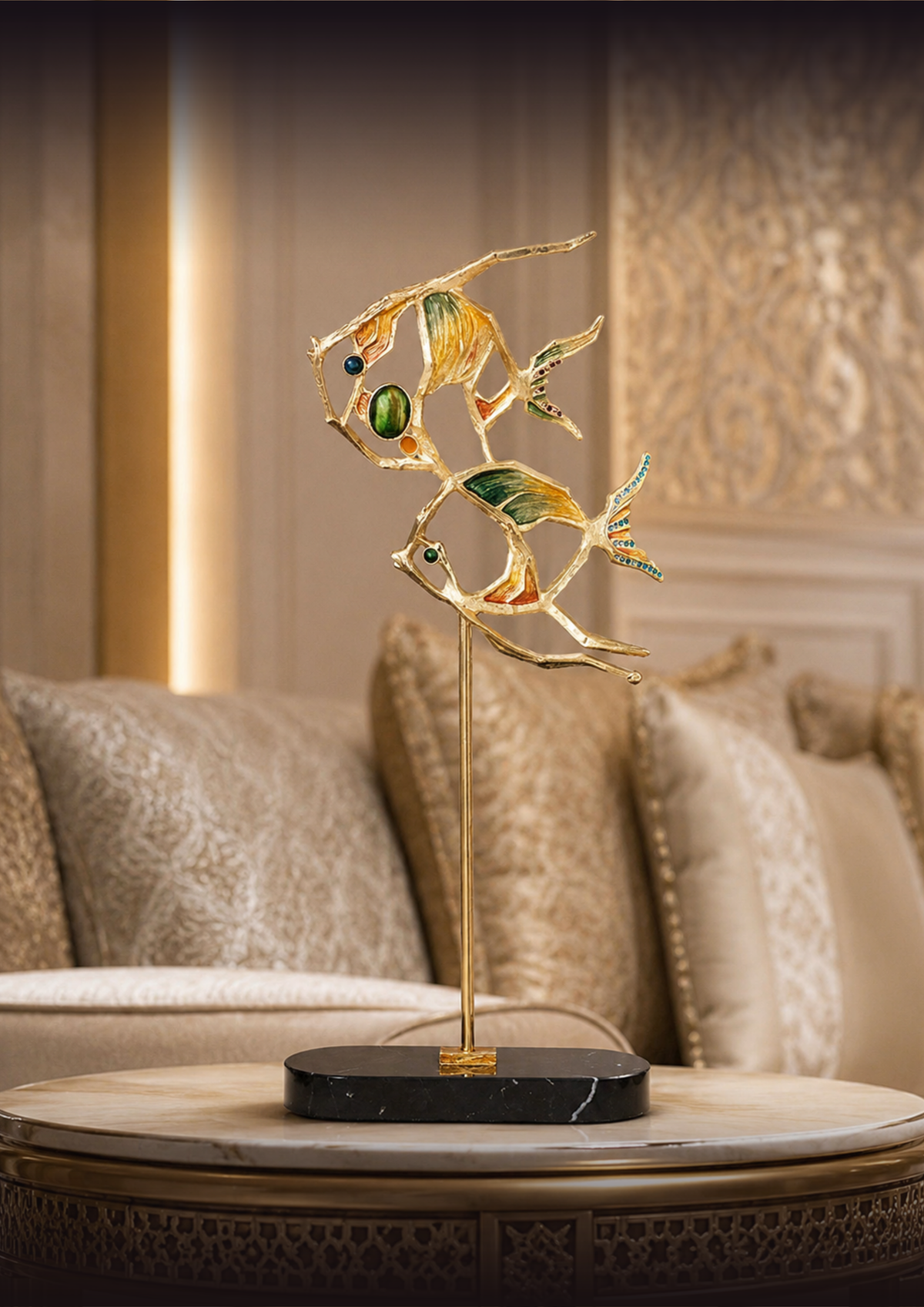 Golden Harmony Ornament