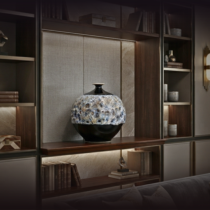 Lusso Vita "Lunar" Textured Vase