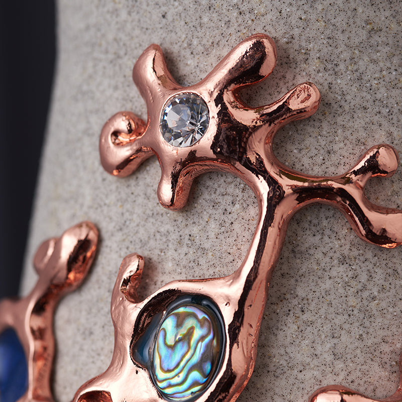 Dove Gray Ceramic Vase