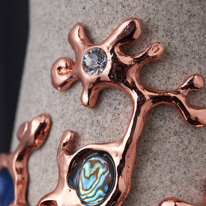 Dove Gray Ceramic Vase