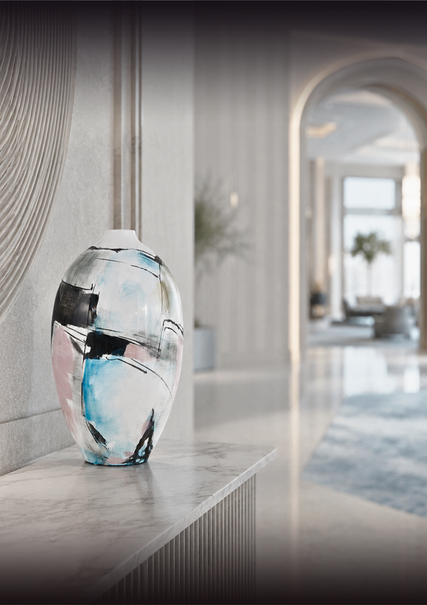 Abstract Horizon Ceramic Vase