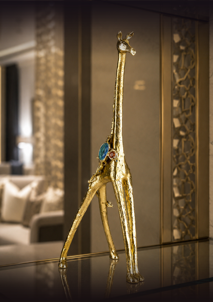 Giraffe of Gold Ascent Ornament