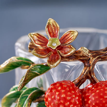 Imperial Lychee Harvest Crystal Vase