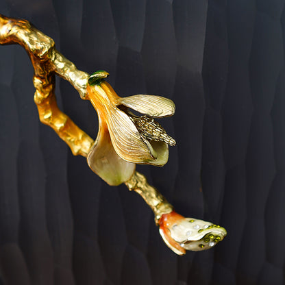 Obsidian Muse Songbird Vase