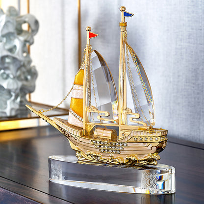 Golden Horizon Sailboat