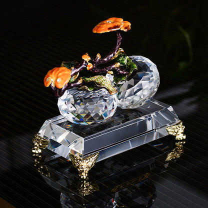 Gilded Harvest Prismatic Sculpture