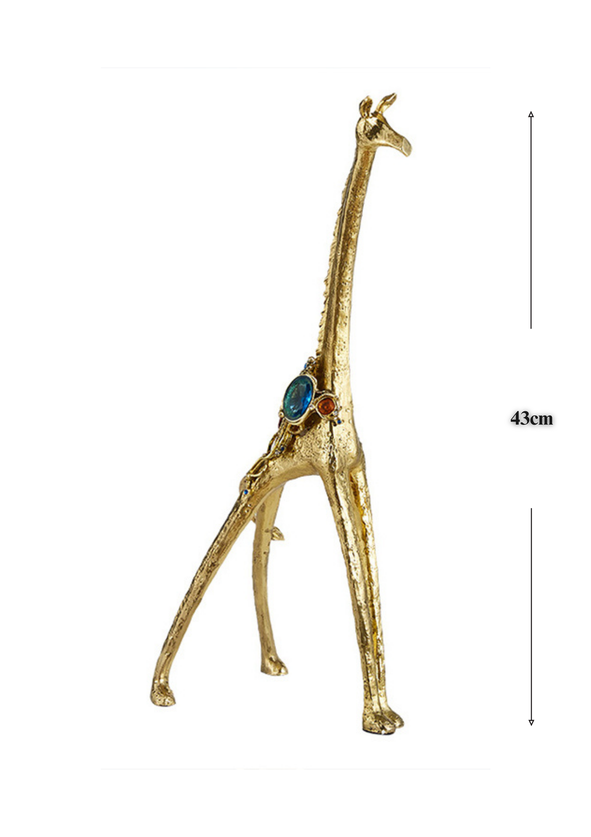 Giraffe of Gold Ascent Ornament