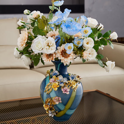 Azure Gardens "Meadow Muse" Art Vase