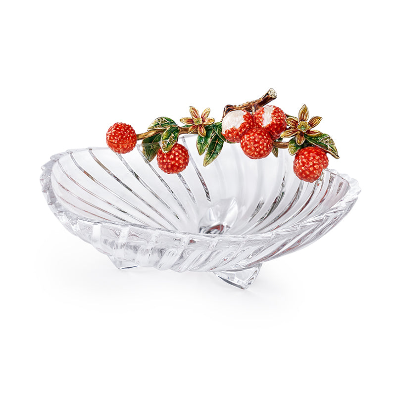 وعاء صدفة الليتشي القرمزي