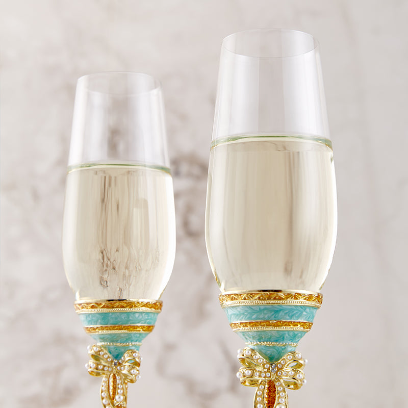 Azure Bow Pearl Flutes
