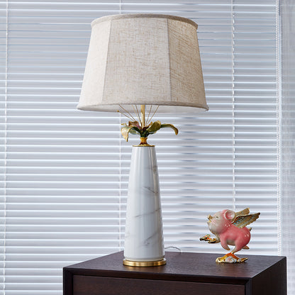 Carrara Floral Gold Accent Lamp
