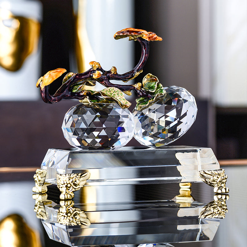Gilded Harvest Prismatic Sculpture
